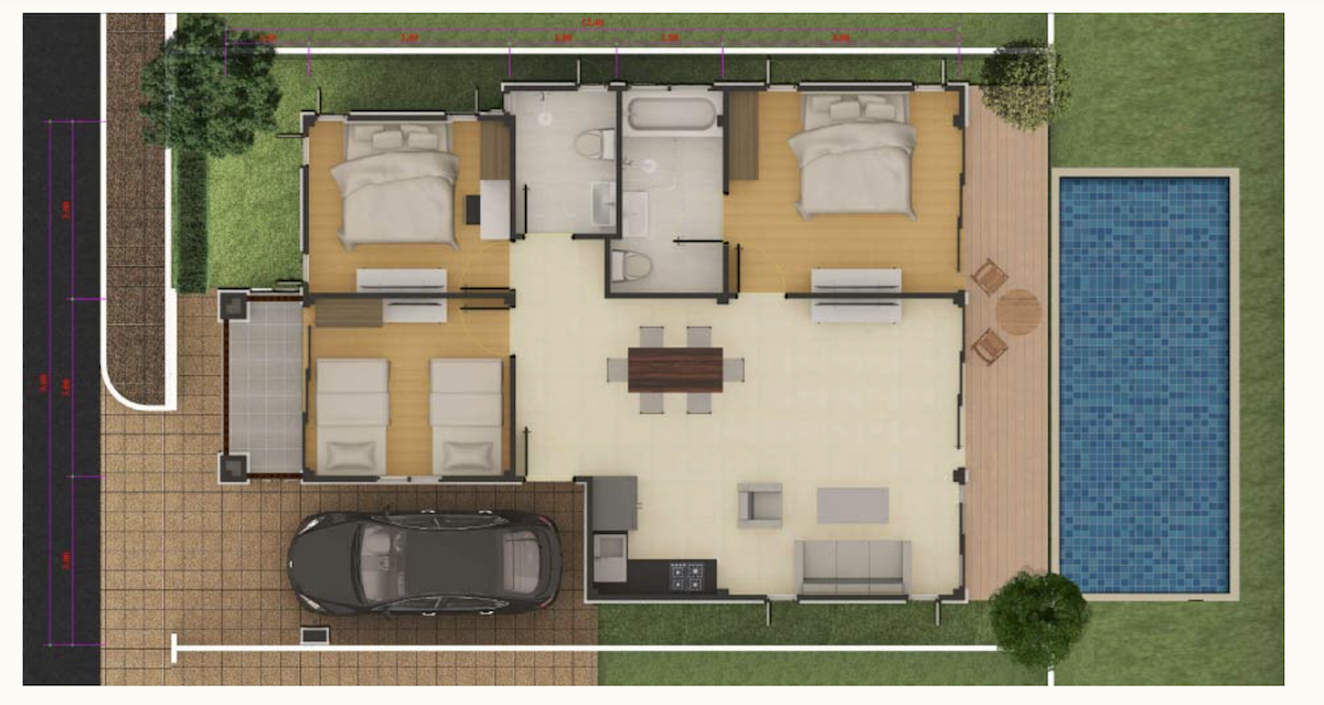3 bedroom villa 